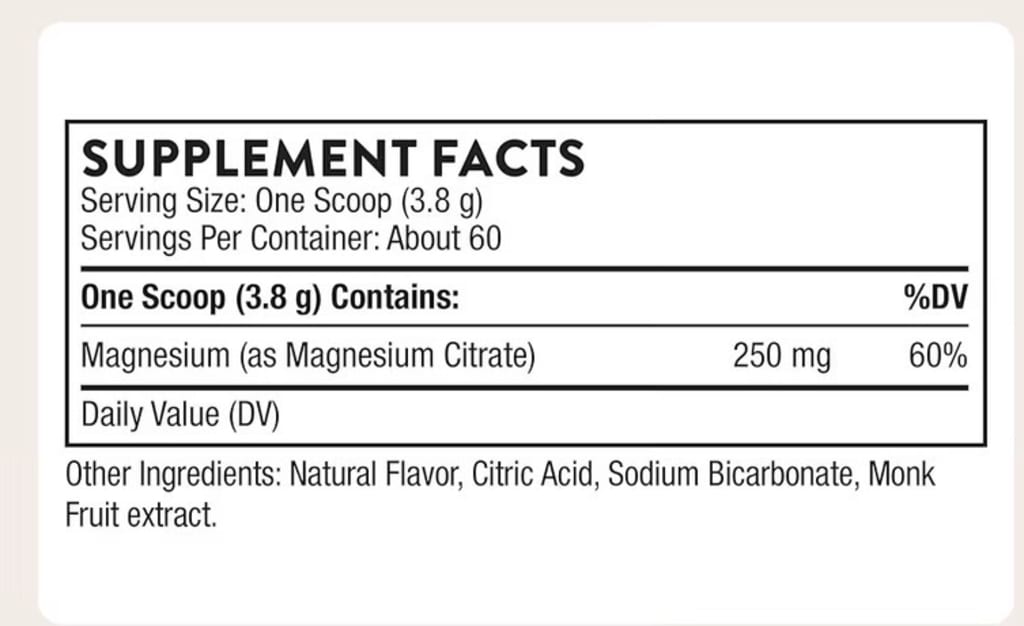 Product label
