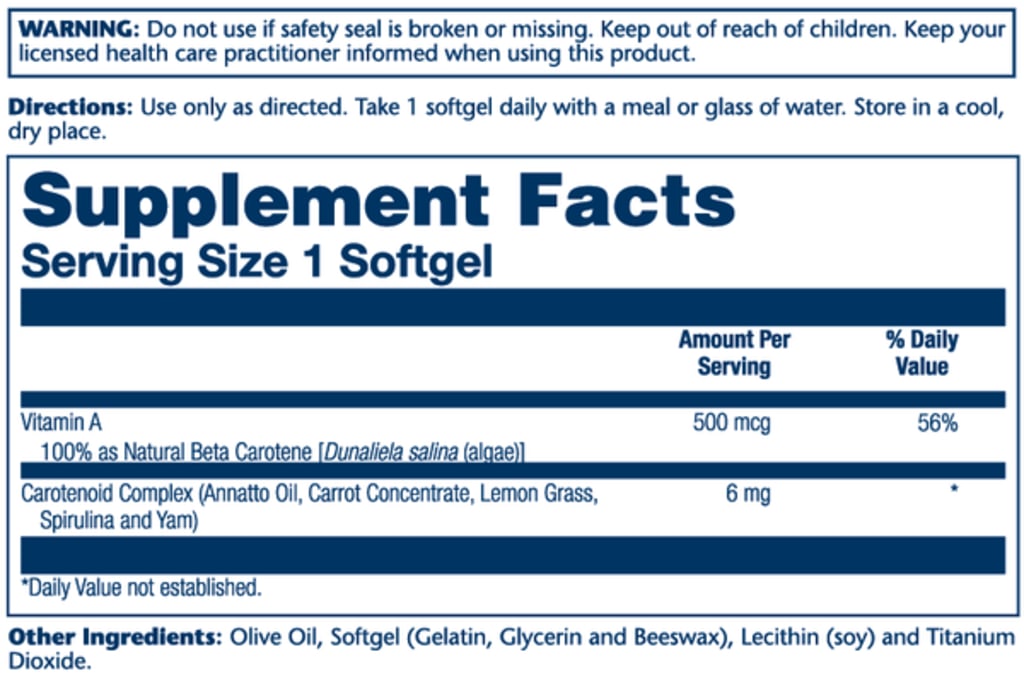 Product label