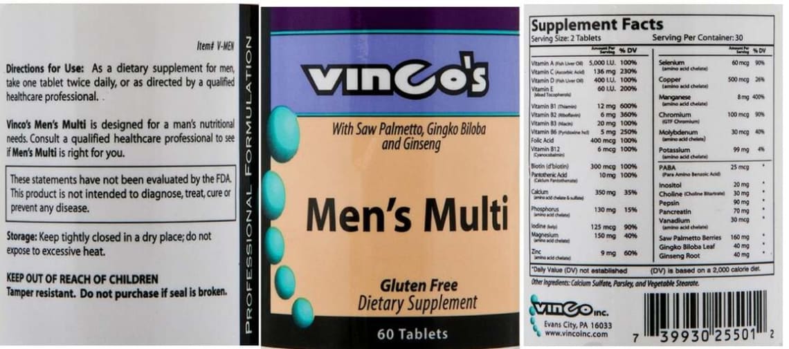 Men's Multi from Vinco's