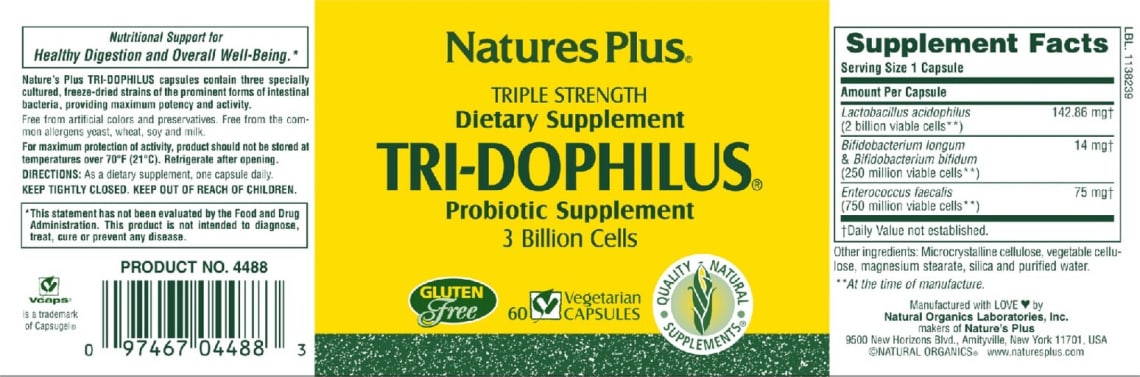 Tri-Dophilus from Nature's Plus