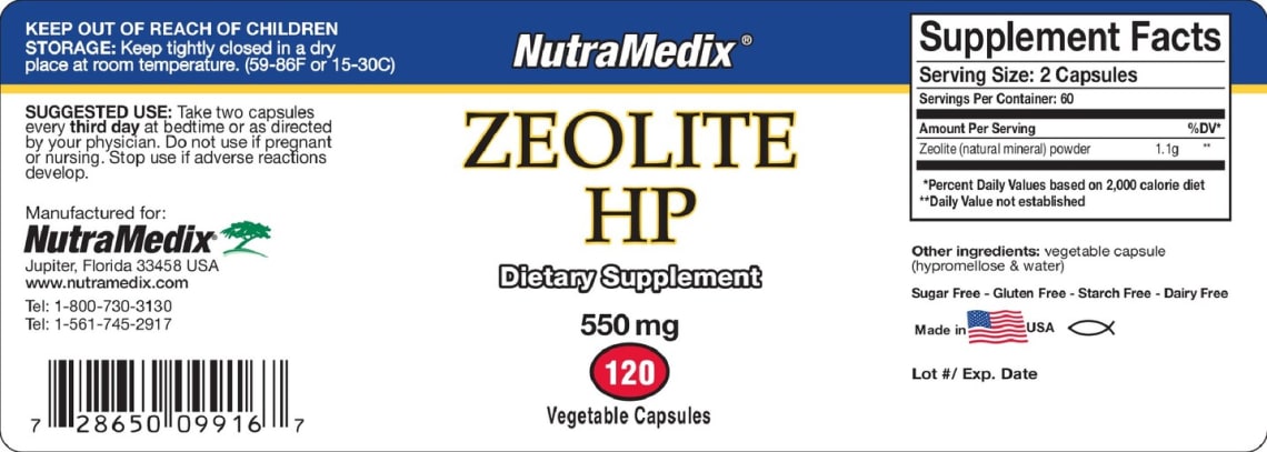 Zeolite HP from NutraMedix