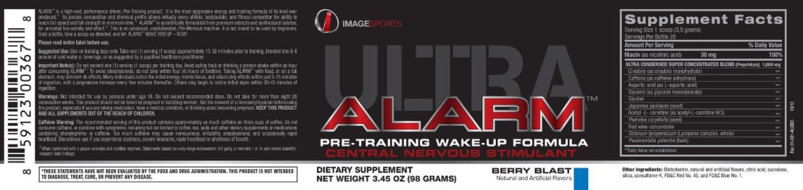 Ultra Alarm Berry Blast from Image Sports