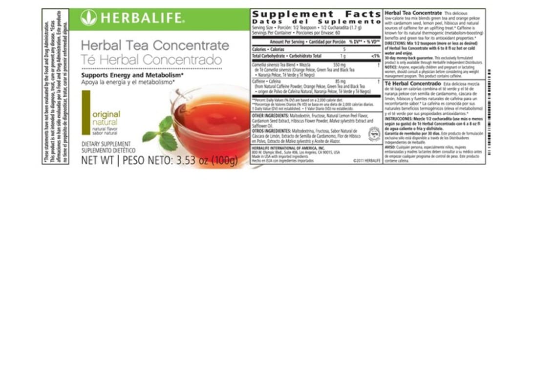 Herbal Tea Concentrate Original from Herbalife