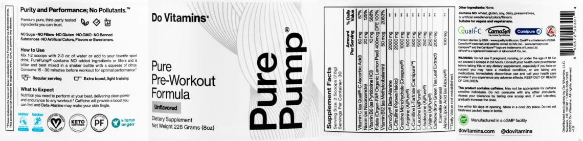 PurePump Unflavored from Do Vitamins