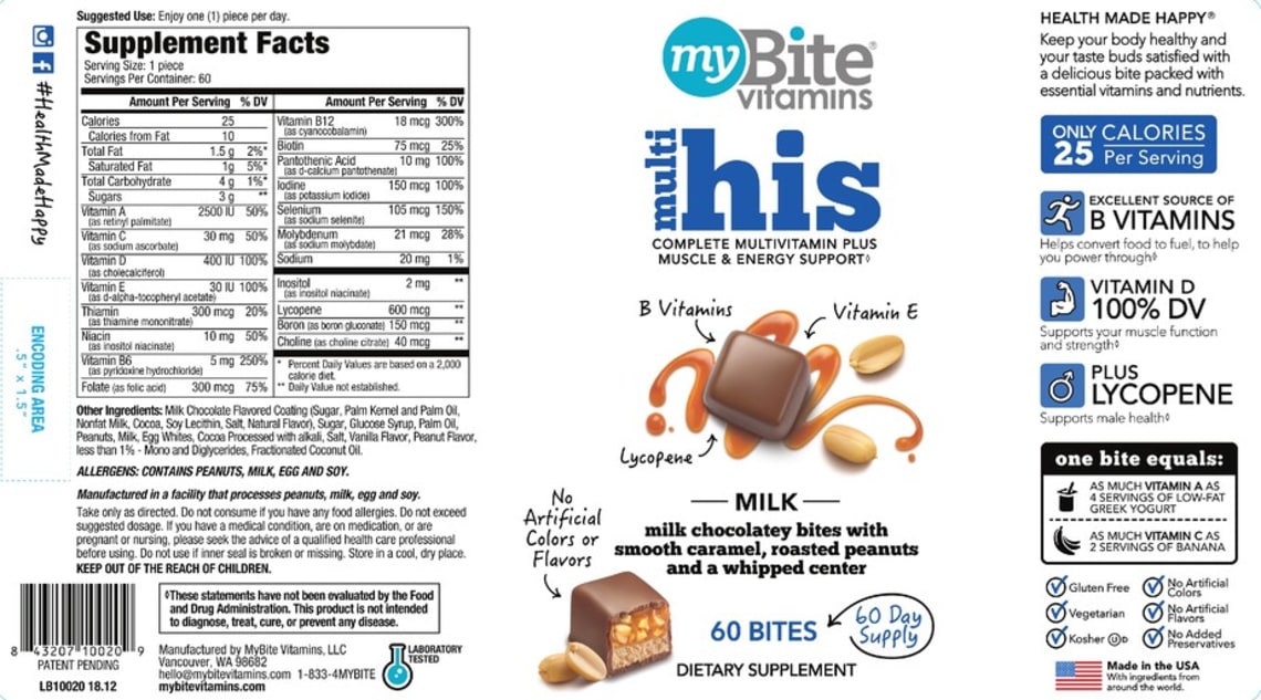 Multi His from MyBite Vitamins