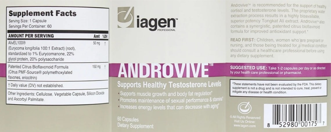 Androvive from Iagen Professional