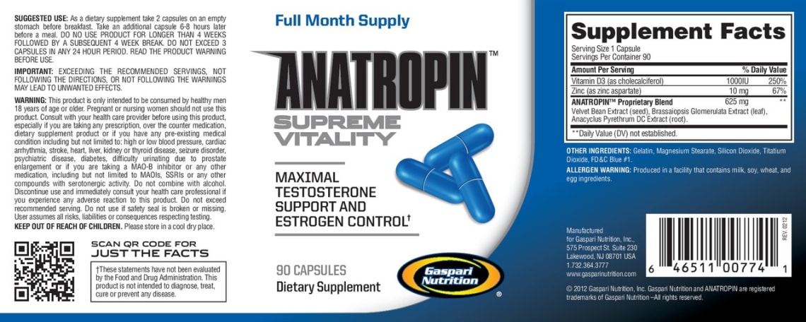 Anatropin from Gaspari Nutrition