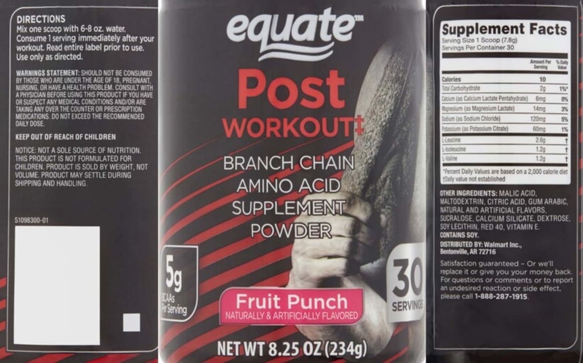 Post Workout Fruit Punch from Equate