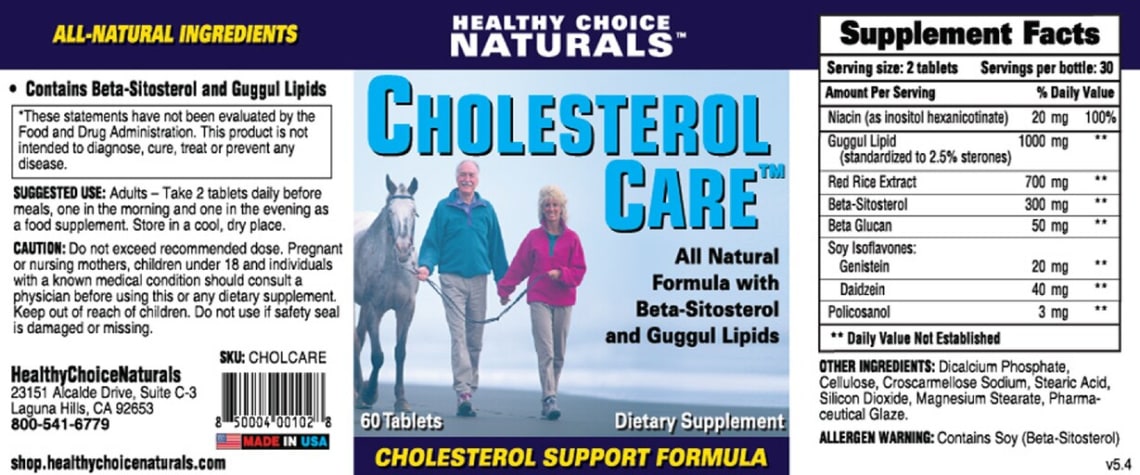 Cholesterol Care from Healthy Choice Naturals