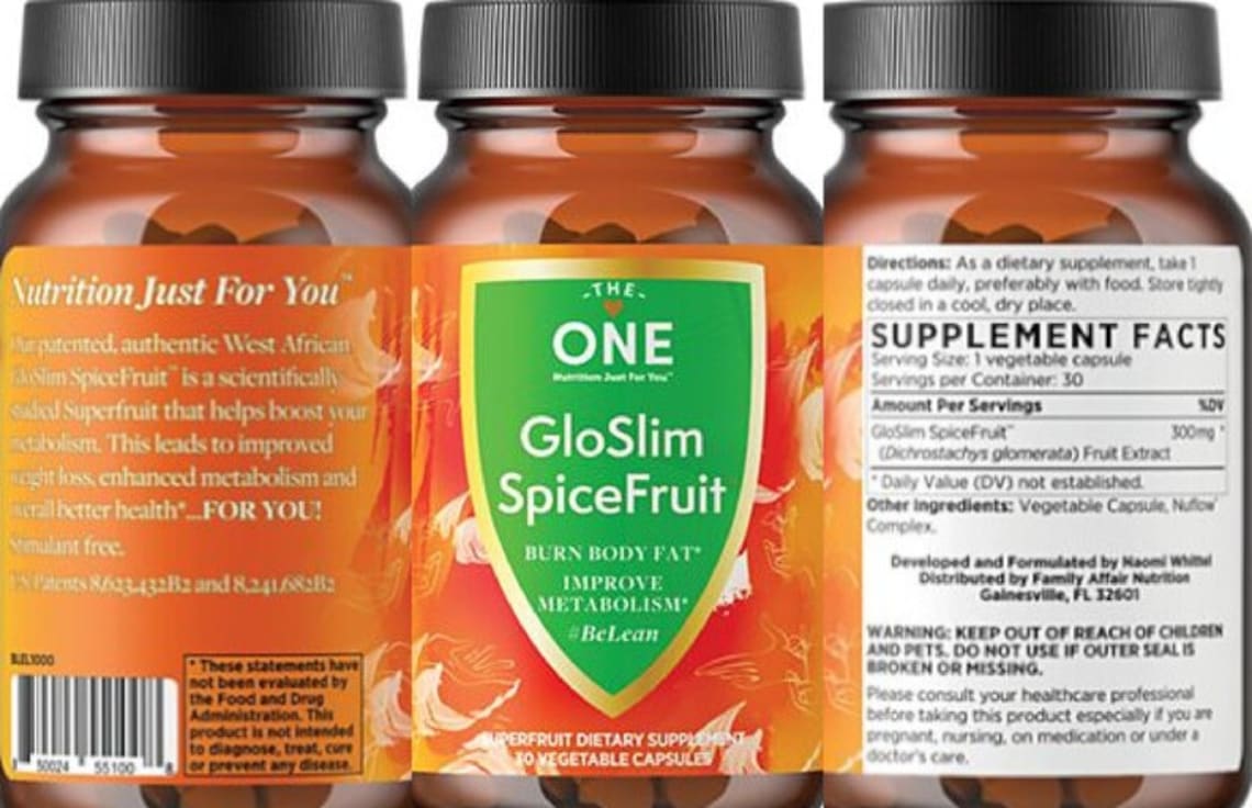 GloSlim SpiceFruit from The One Nutrition Just For You