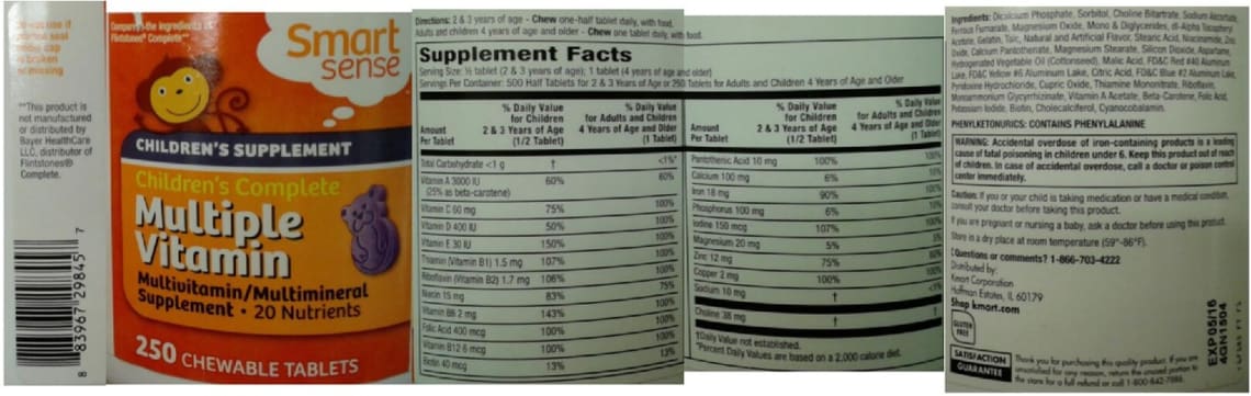 Children's Complete Multiple Vitamin from Smart Sense