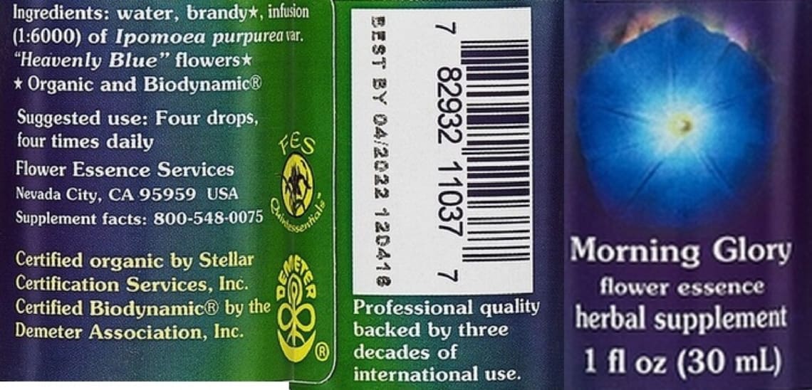 Morning Glory Flower Essence from Flower Essence Services