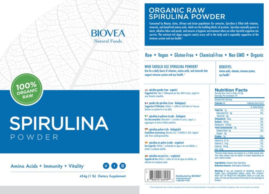 Spirulina Powder from Biovea