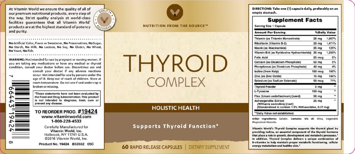 Thyroid Complex from Vitamin World
