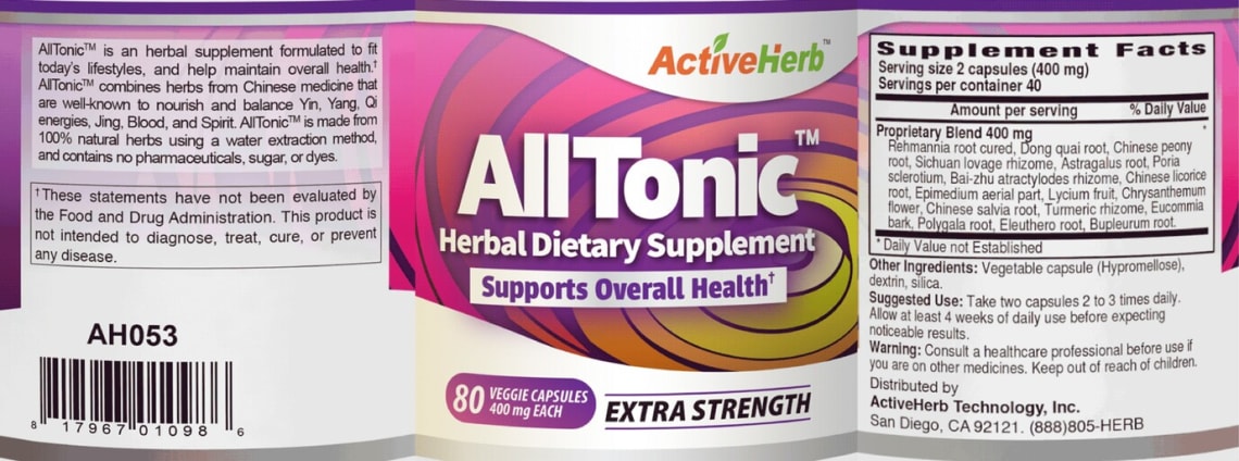 AllTonic from ActiveHerb