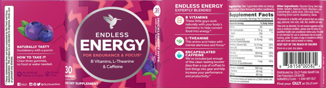Endless Energy Huckleberry Hype from OLLY