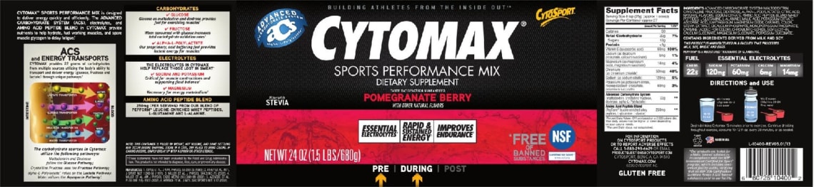 Cytomax Sports Performance Mix Pomegranate Berry from CytoSport
