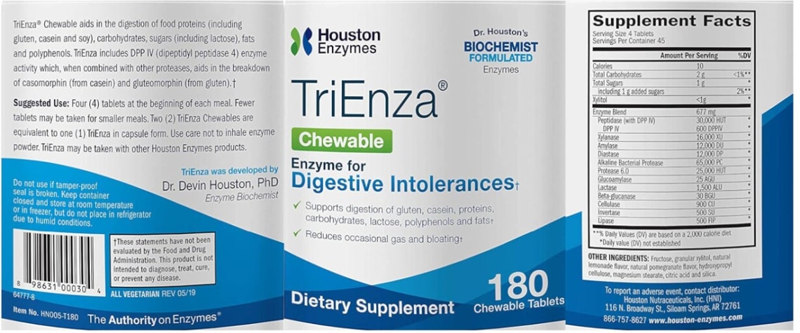 TriEnza Chewable from Houston Enzymes