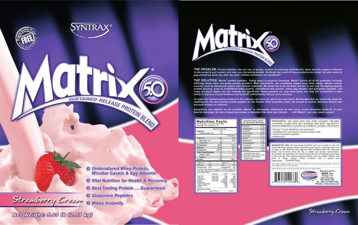 Matrix 5.0 Strawberry Cream from Syntrax
