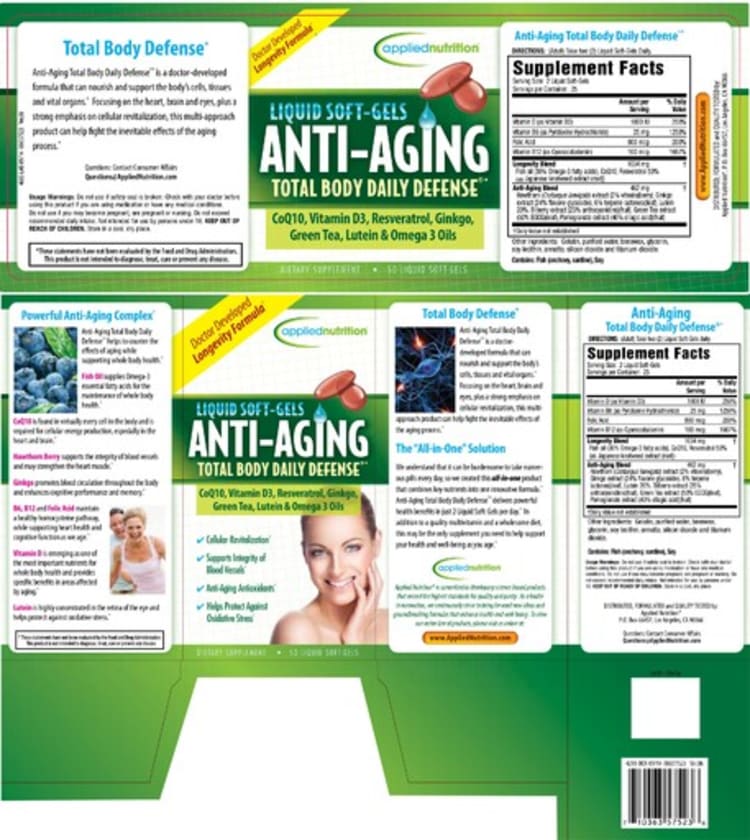 Anti-Aging Total Body Daily Defense from Applied Nutrition