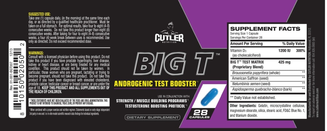 Big T from Cutler Nutrition