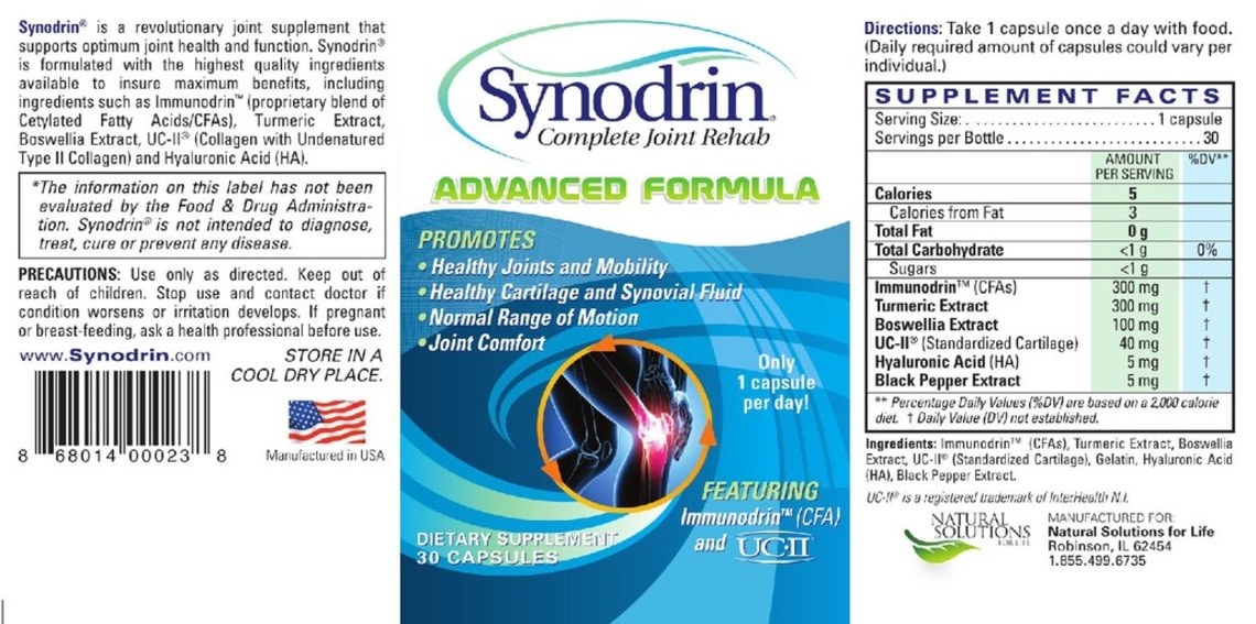 Synodrin Advanced Formula from Synodrin