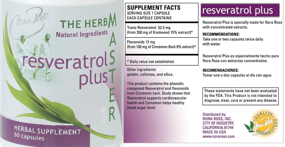 Resveratrol Plus from Nora Ross
