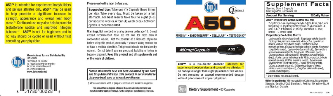A50 from BPI Sports