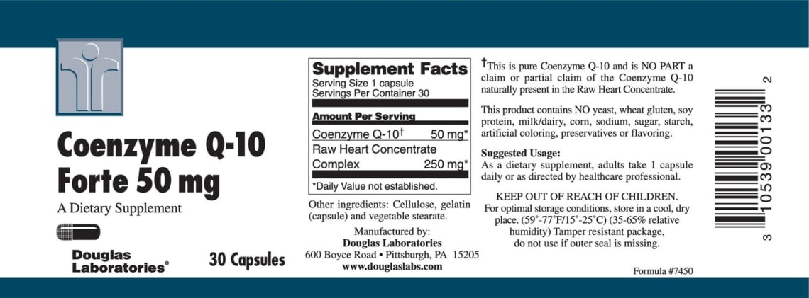 Coenzyme Q-10 Forte 50 mg from Douglas Laboratories