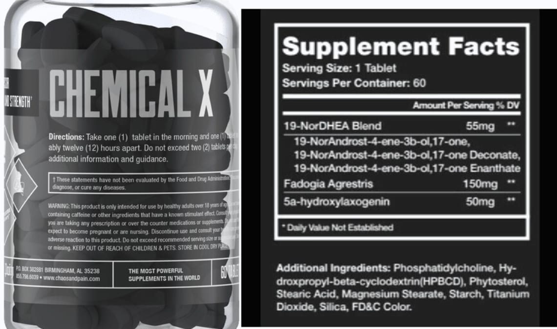 Chemical X from Chaos and Pain