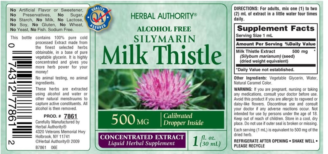 Silymarin Milk Thistle from Herbal Authority