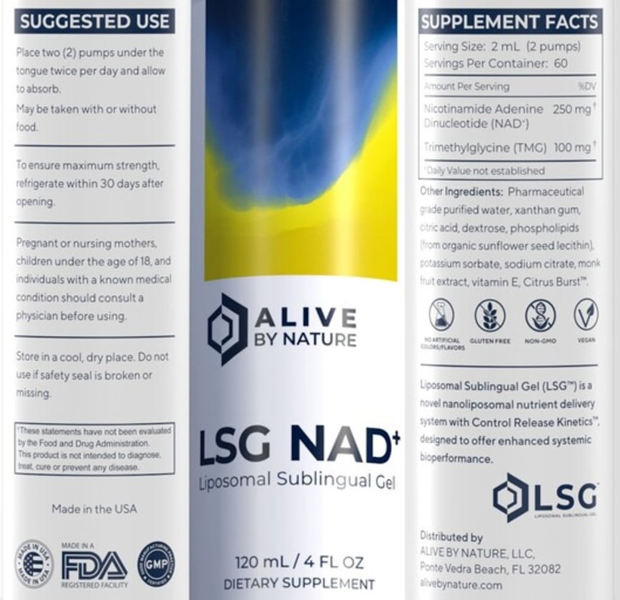 LSG NAD+ from Alive By Nature