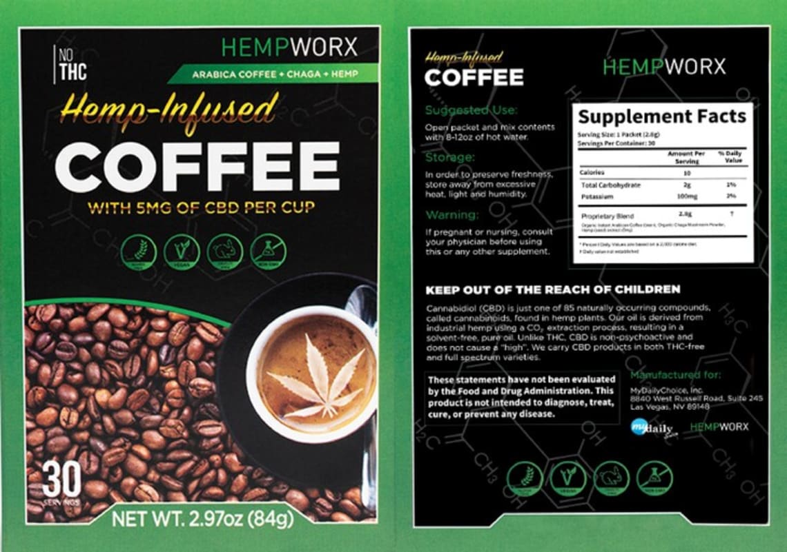 Hemp-Infused Coffee from HempWorx