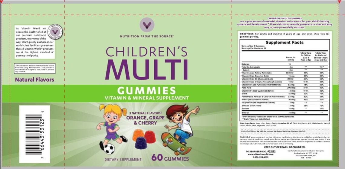 Children's Multi Gummies from Vitamin World