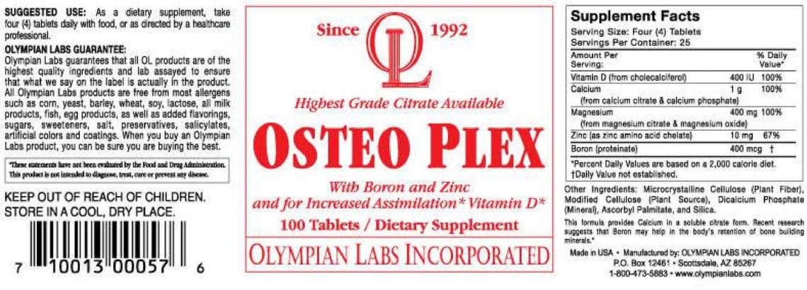 Osteo Plex from OL Olympian Labs Incorporated