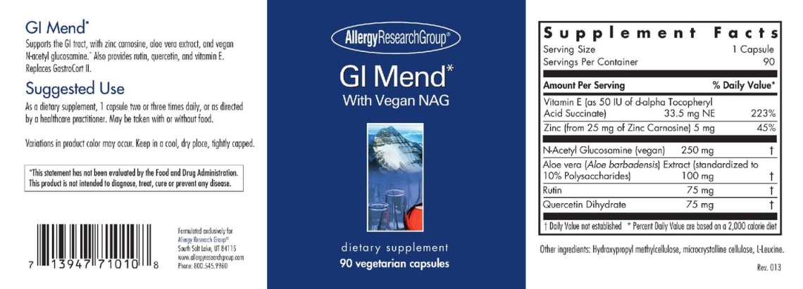 GI Mend from Allergy Research Group