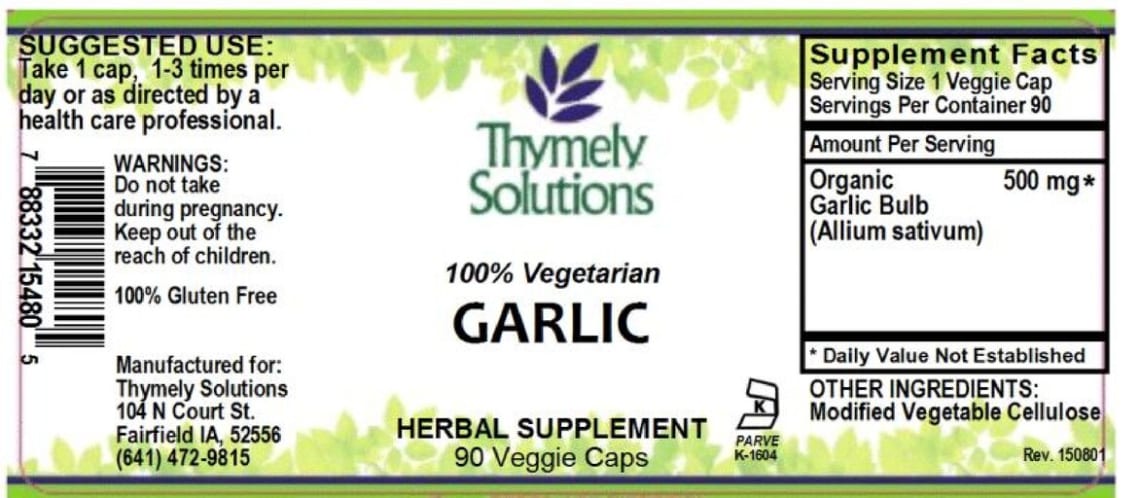 Garlic from Thymely Solutions