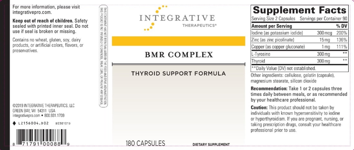 BMR Complex from Integrative Therapeutics
