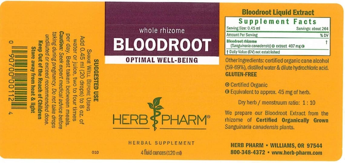 Bloodroot from Herb Pharm
