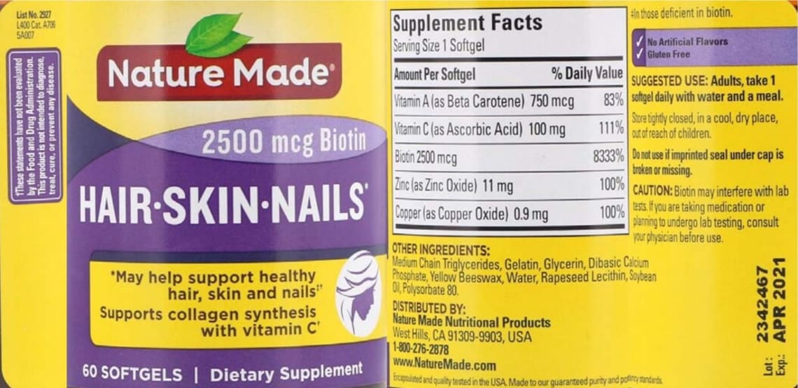 Hair-Skin-Nails from Nature Made
