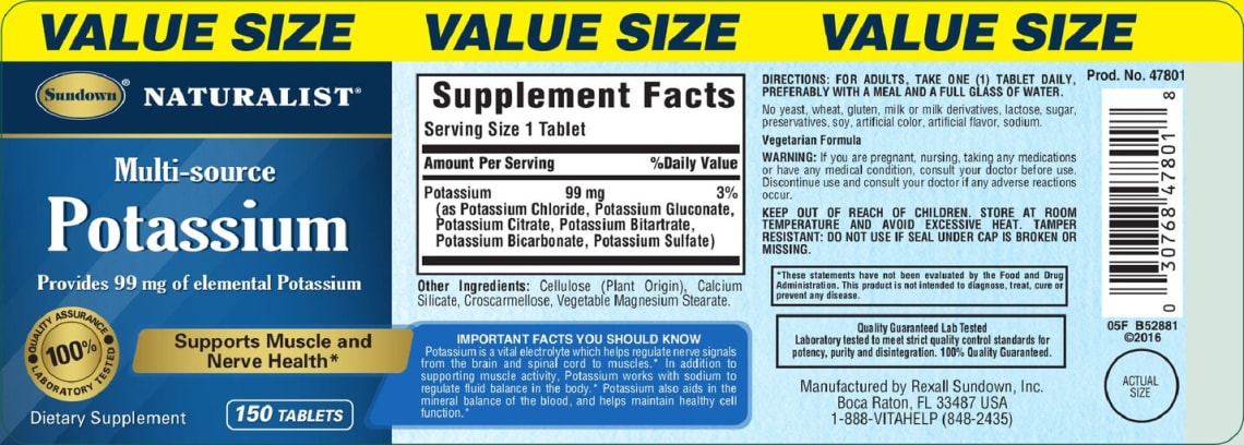 Multi-Source Potassium from Sundown