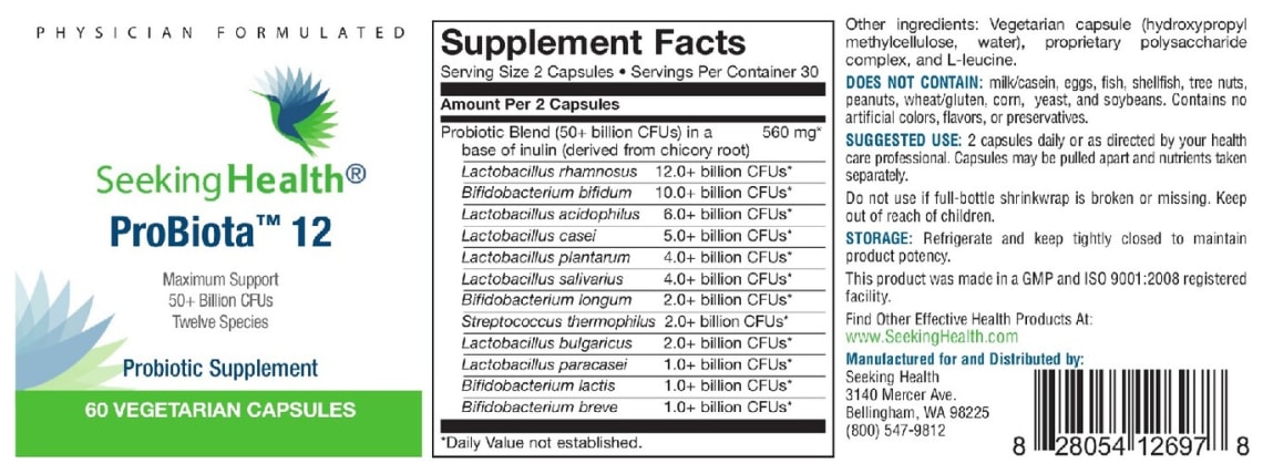 ProBiota 12 from Seeking Health