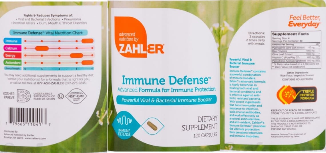 Immune Defense from Zahler