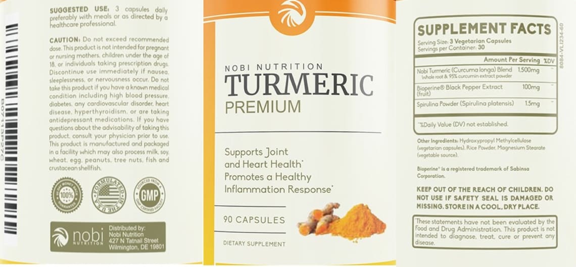 Turmeric from Nobi Nutrition