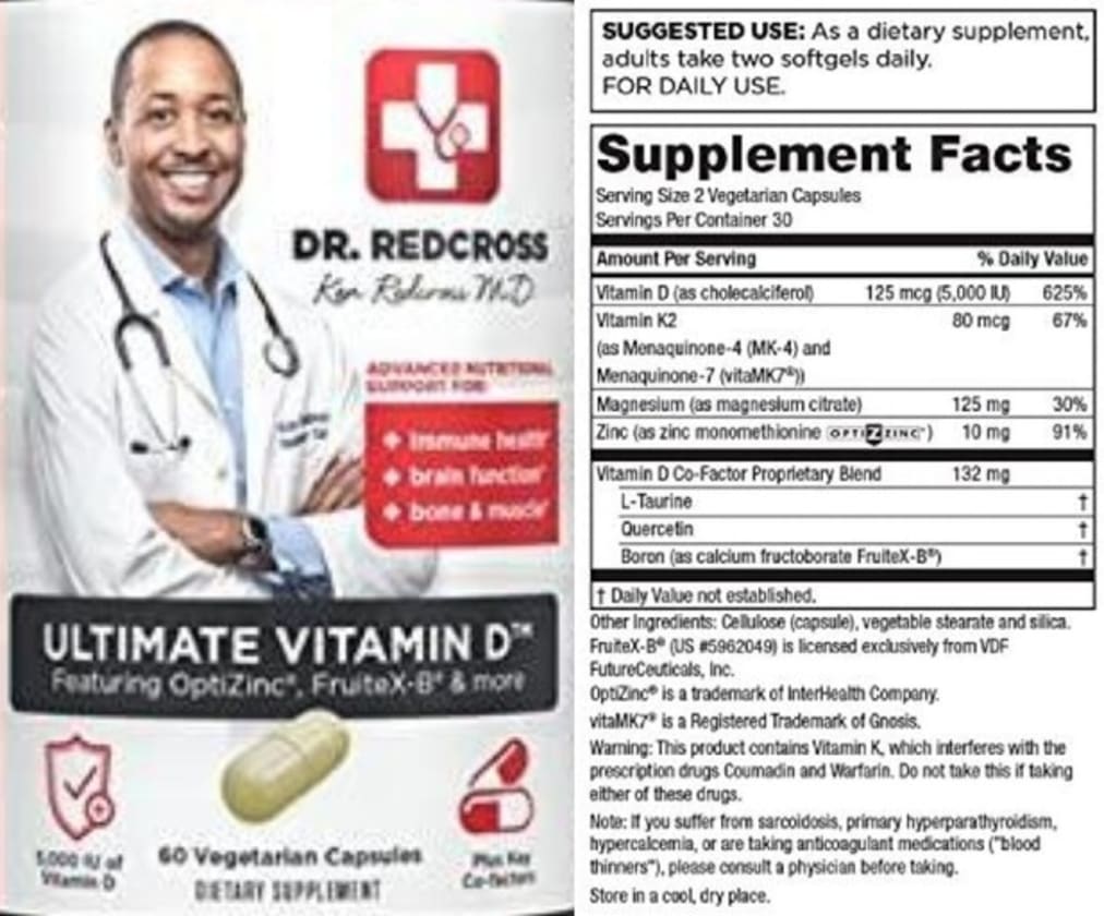 Ultimate Vitamin D 5,000 IU from Dr. Redcross