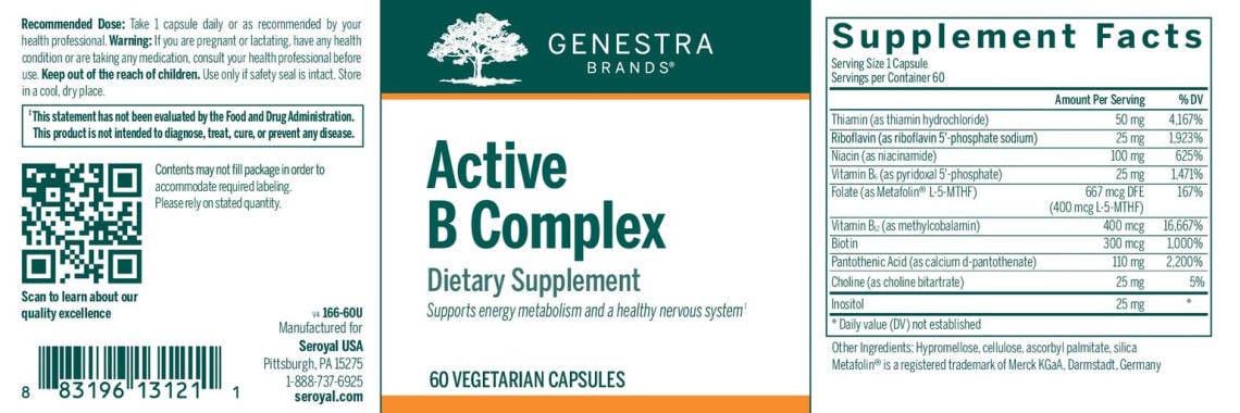 Active B Complex from Genestra Brands