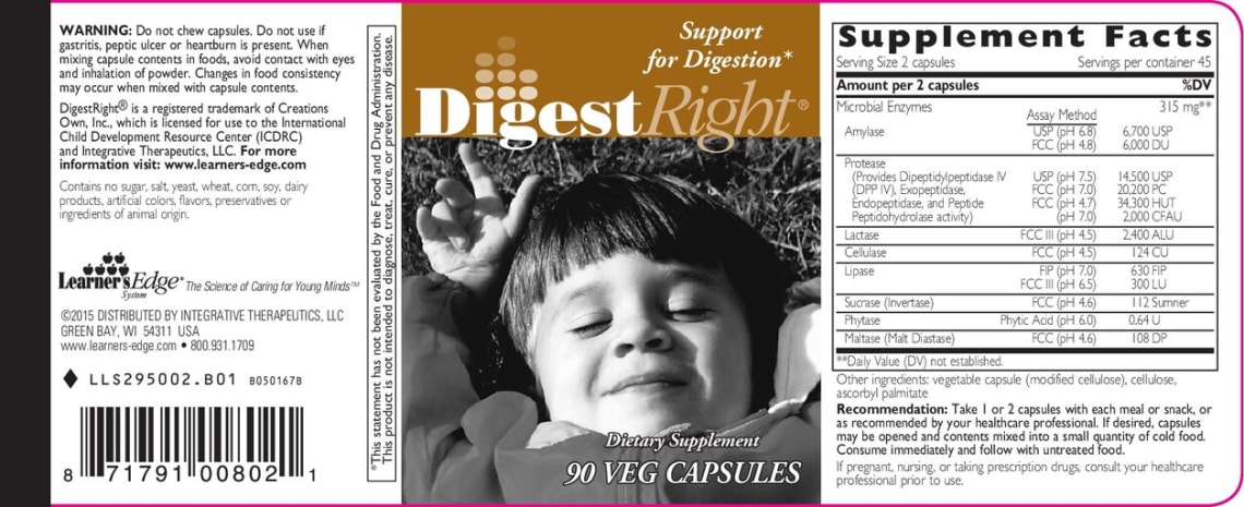 DigestRight from Integrative Therapeutics