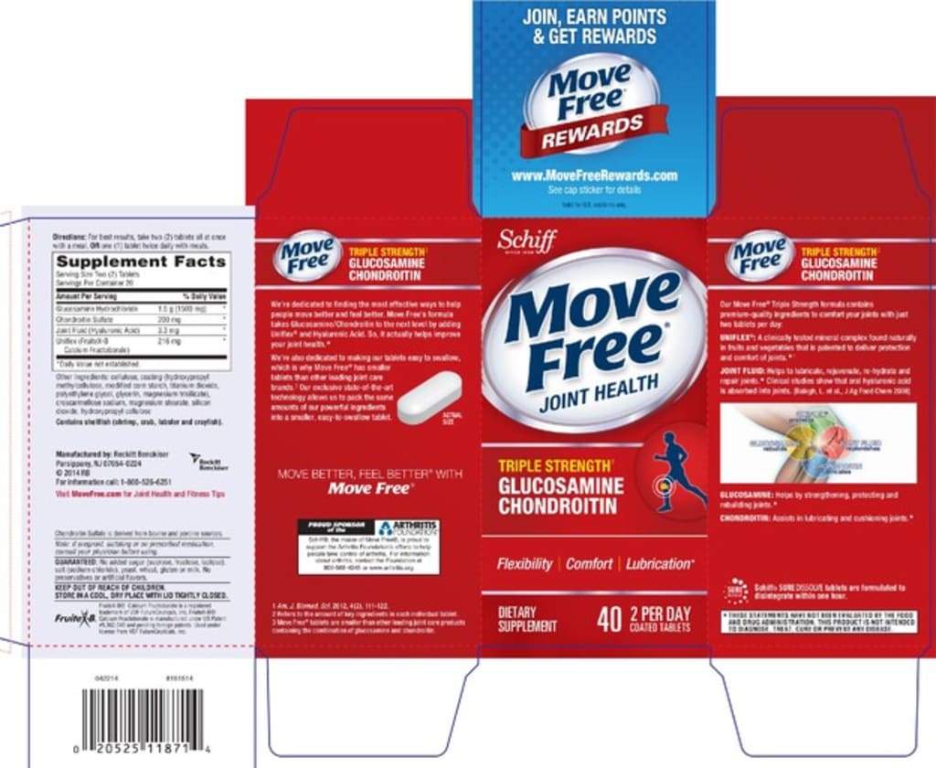 Triple Strength Glucosamine Chondroitin from Schiff