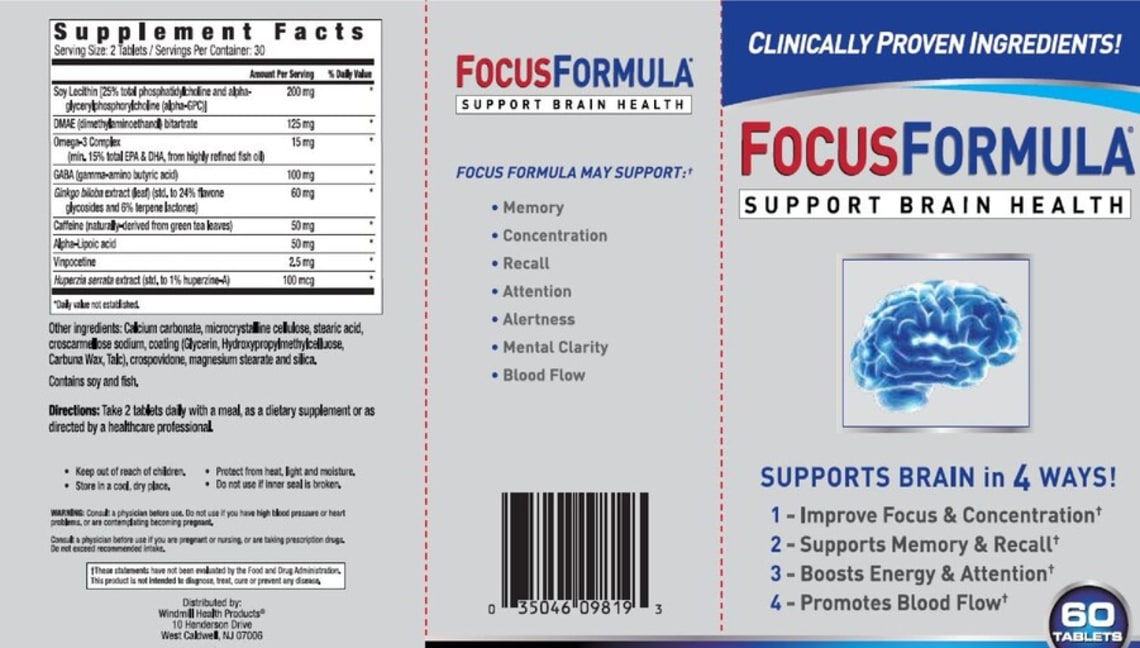 Focus Formula from Focus Formula