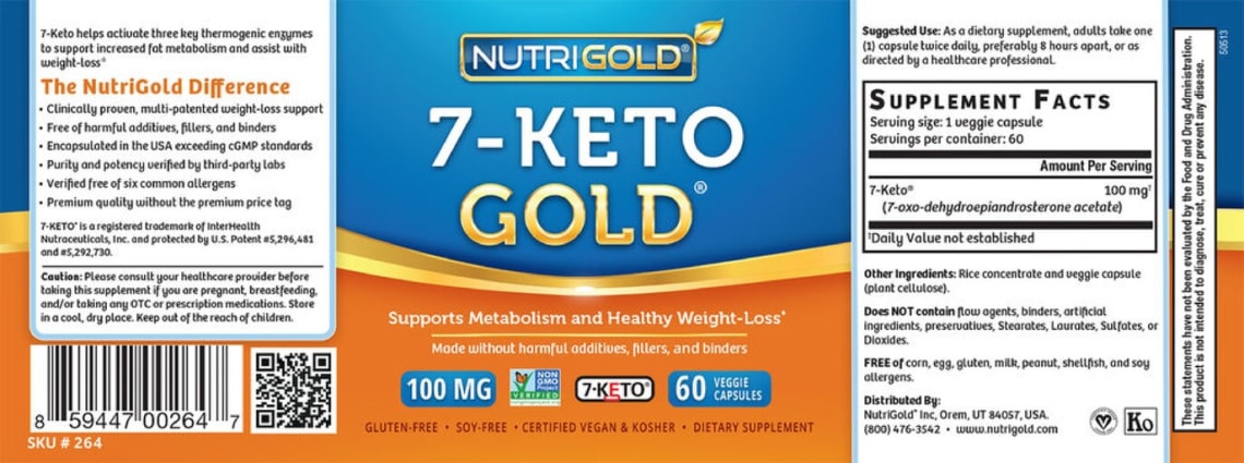 7-Keto Gold from Nutrigold